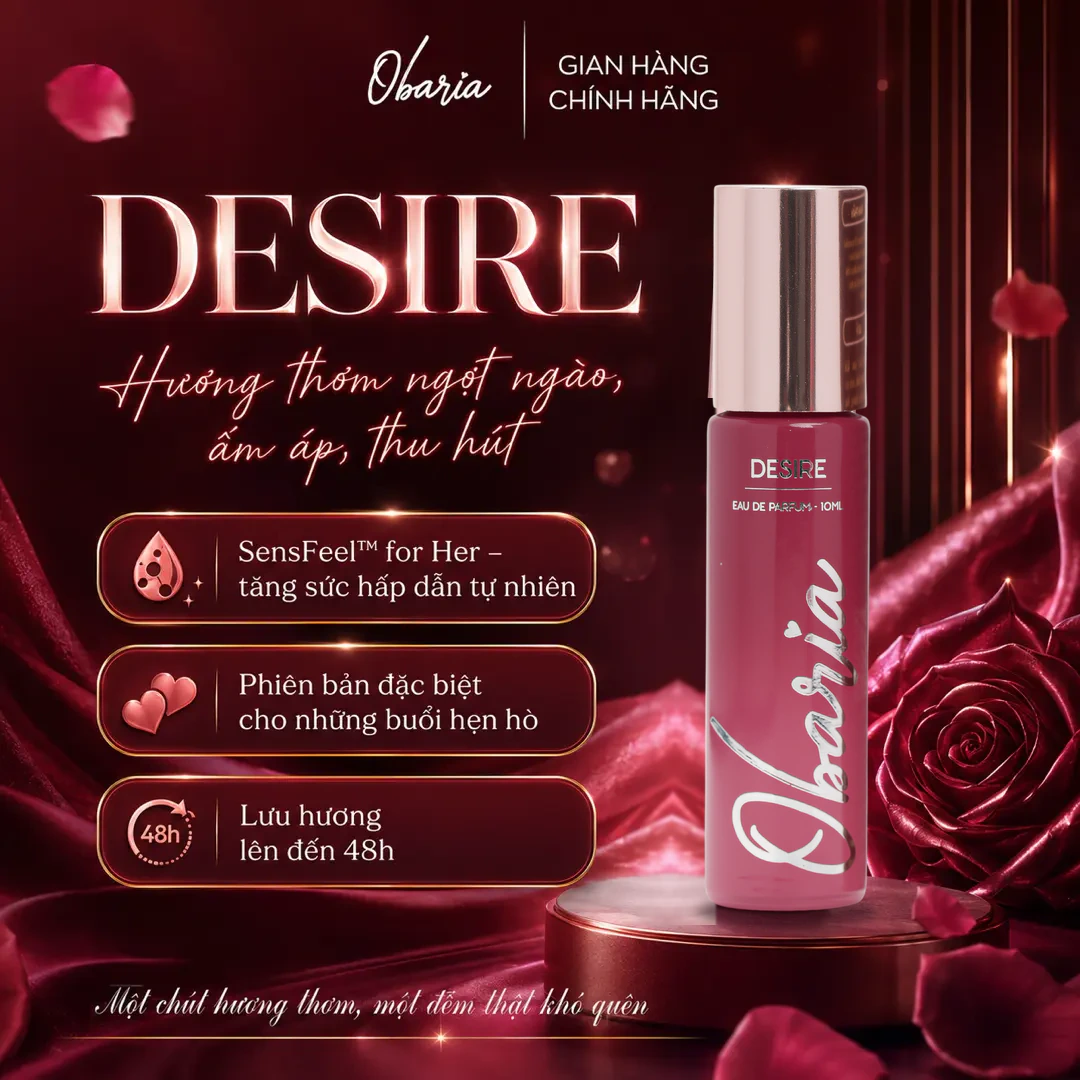 Obaria Desire hương thơm ngọt ngào